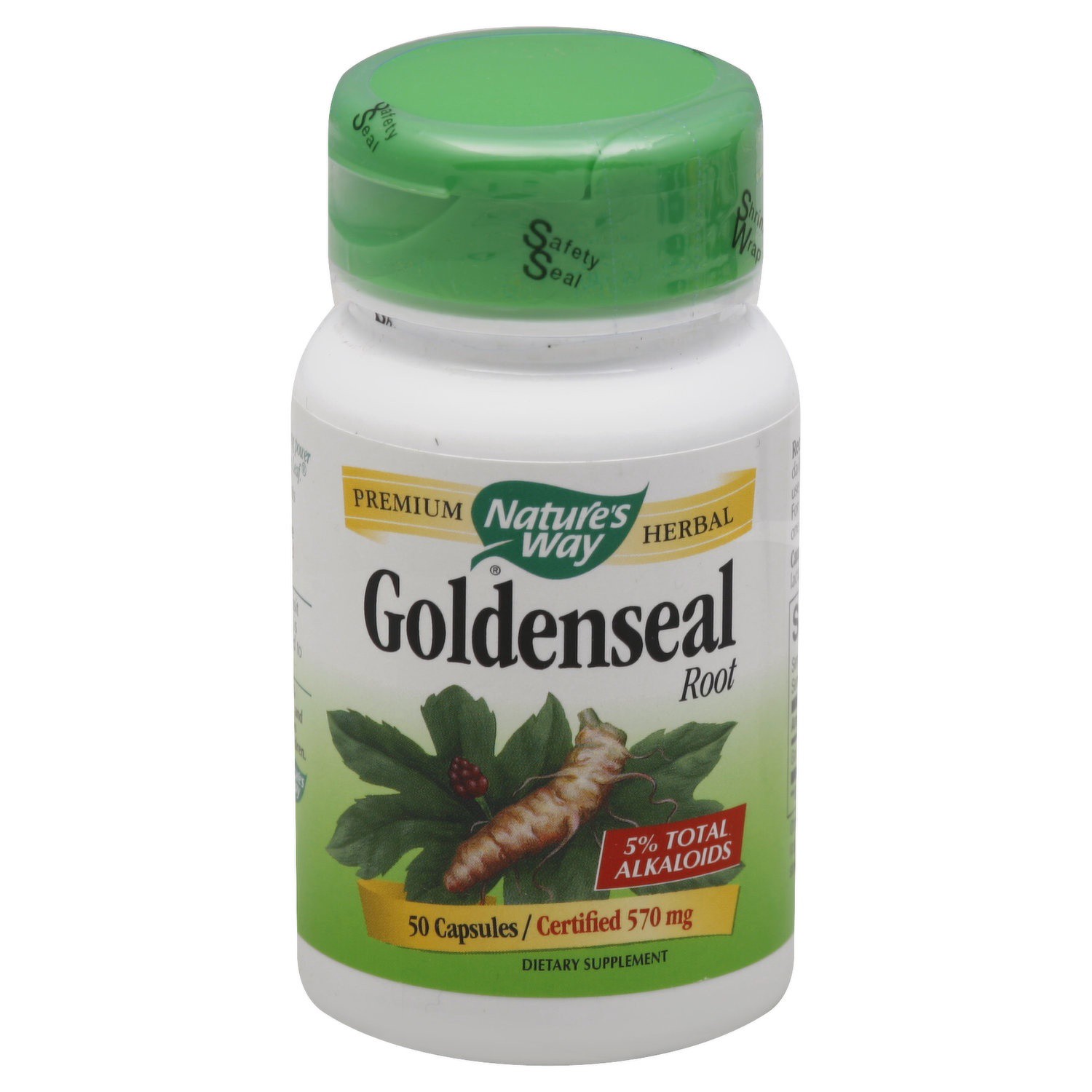 slide 1 of 1, Nature's Way Goldenseal Root 570 mg Capsules, 570 mg