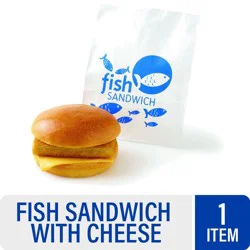 Deli Kitchen Fish Sandwich with Cheese, 1 ct
