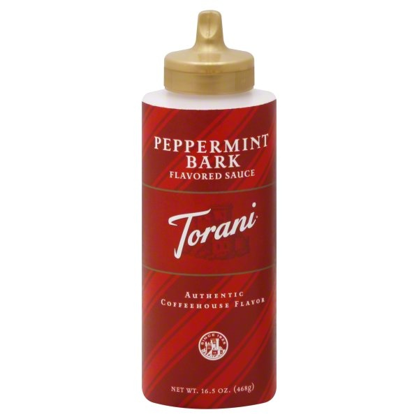 slide 1 of 1, Torani Coffee Sauce, Peppermint Bark Flavored - 16.5 oz, 16.5 oz