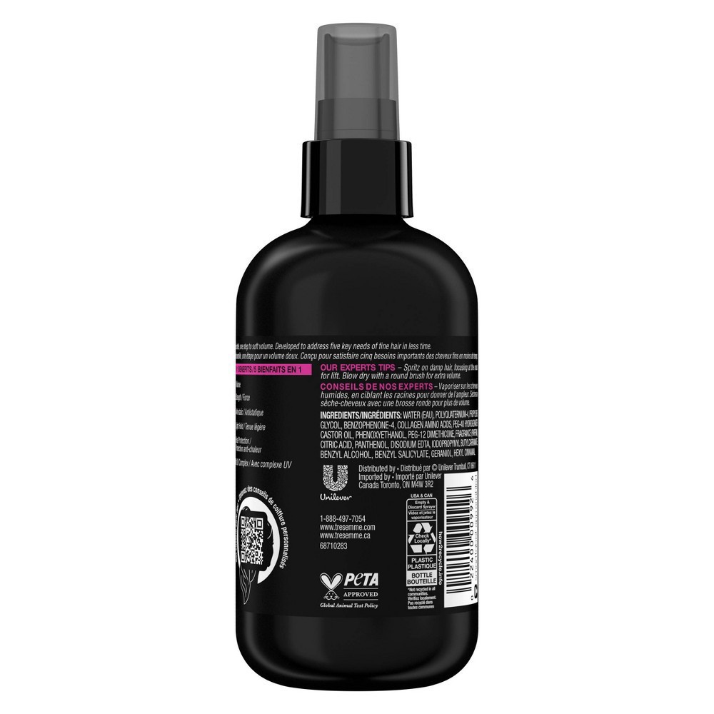 slide 4 of 7, TRESemmé Tresemme One Step 5-in-1 Volume Spray - 8 fl oz, 8 oz
