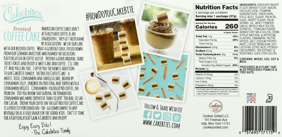 slide 5 of 9, CakeBites - Cinna Crumb Streusel, 8 oz
