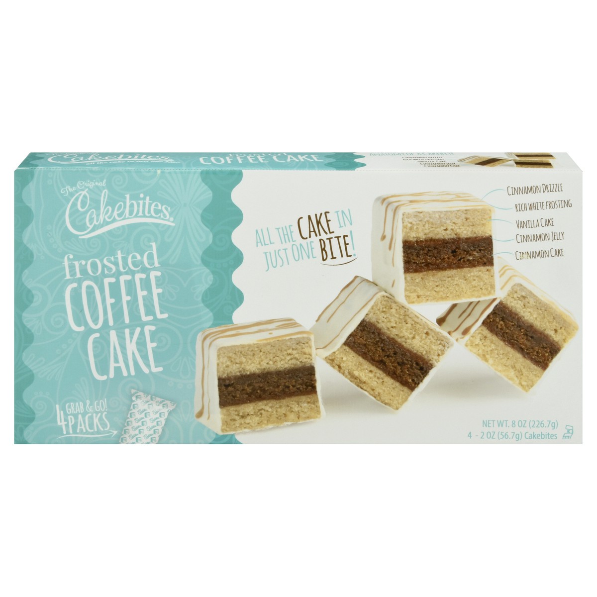 slide 1 of 9, CakeBites - Cinna Crumb Streusel, 8 oz