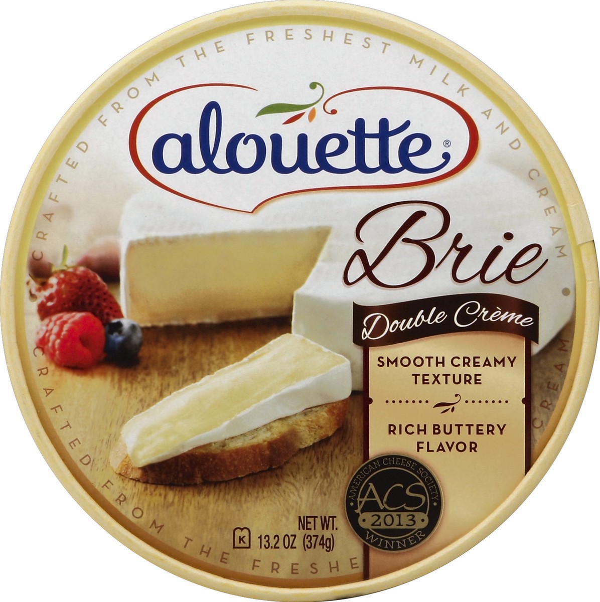 slide 3 of 4, Alouette® Brie, double crème , 13.2 oz