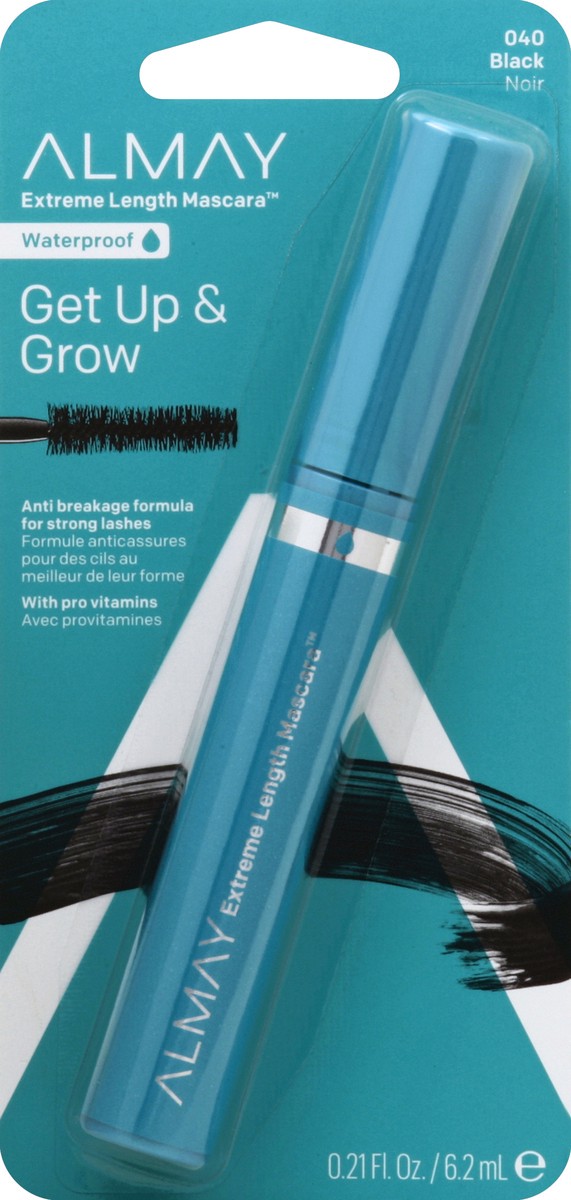 slide 2 of 2, Almay One Coat Get Up & Grow Waterproof Mascara Black, 1 ct