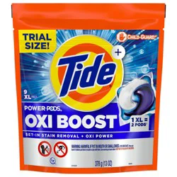 Tide Oxi Boost Power Pods Laundry Detergent Pods - 9 ct