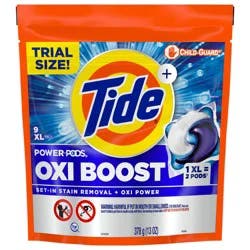 Tide Oxi Boost Power Pods Laundry Detergent Pods - 9 ct