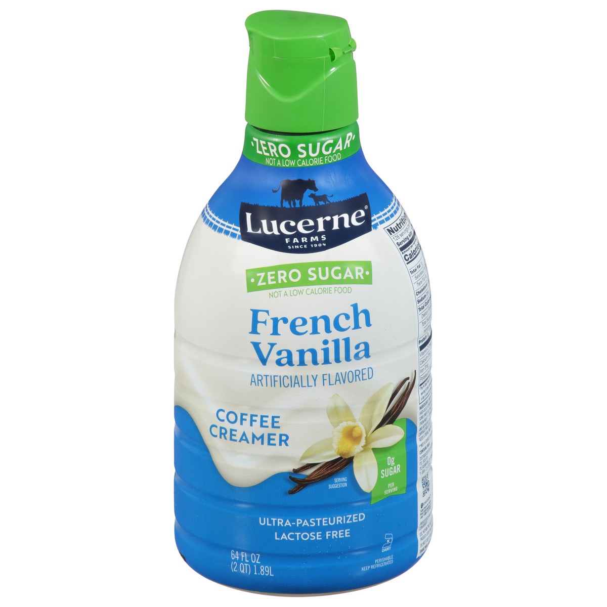 slide 1 of 4, Lucerne Creamer Non Dairy French Vanilla Sugar Free 64 Fz - 64 FZ, 64 fl oz