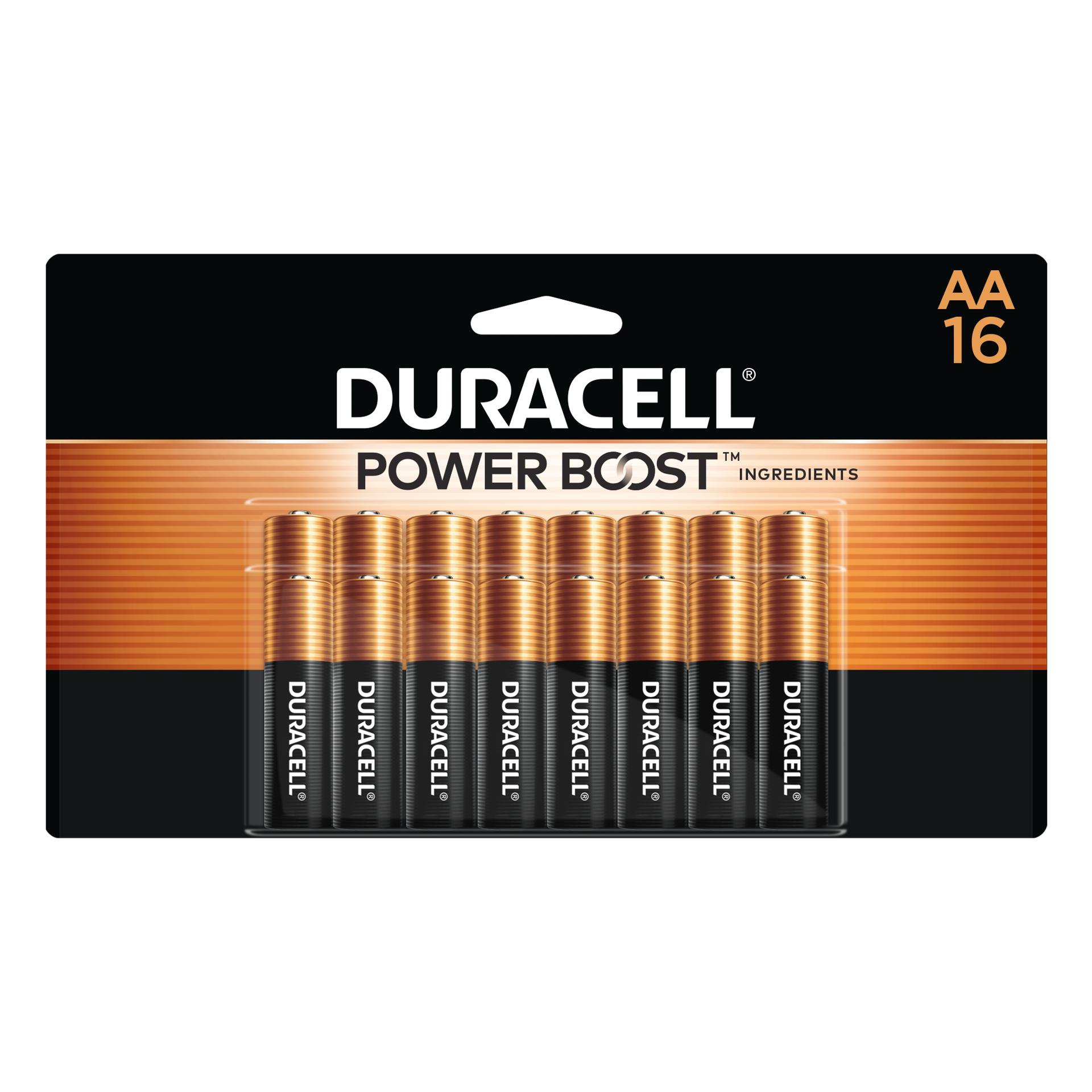 slide 1 of 6, Duracell AA Batteries, Double A Batteries (16-Pack), 1 ct