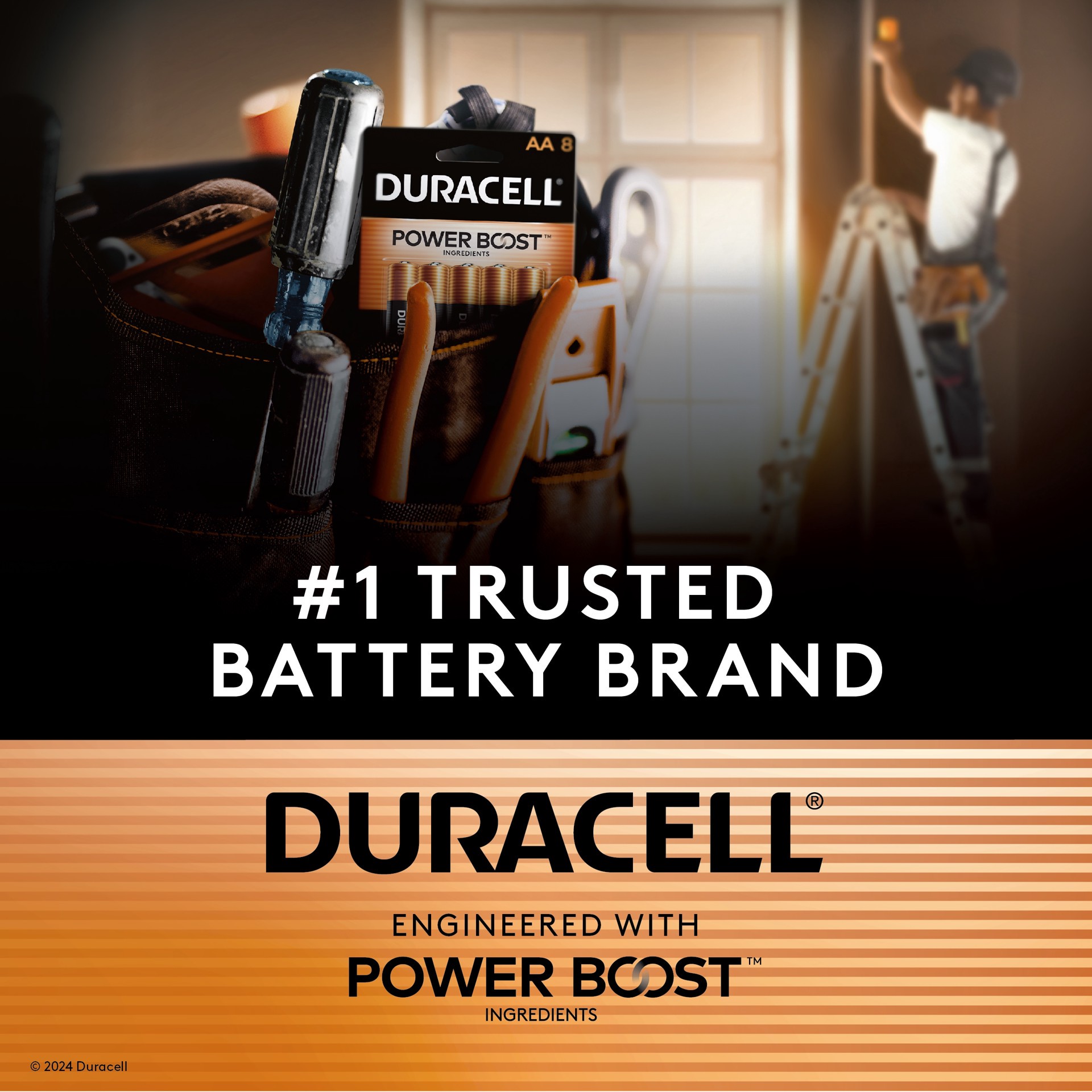 slide 5 of 6, Duracell AA Batteries, Double A Batteries (16-Pack), 1 ct