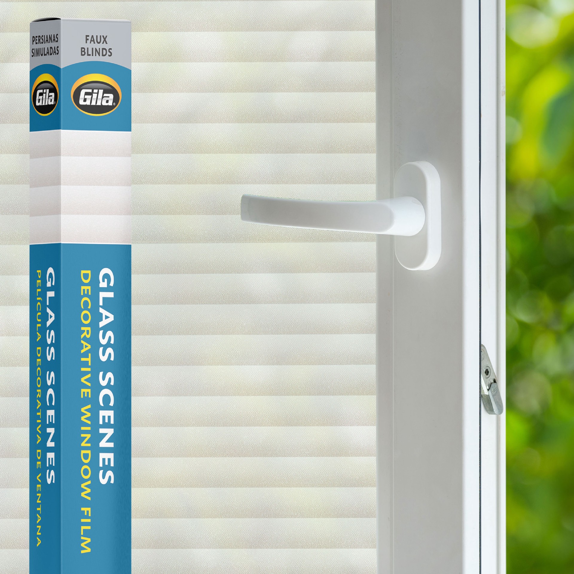 slide 1 of 6, GILA Glass Scenes 36-in x 78-in Faux Blinds Decorative Window Film, 1 ct