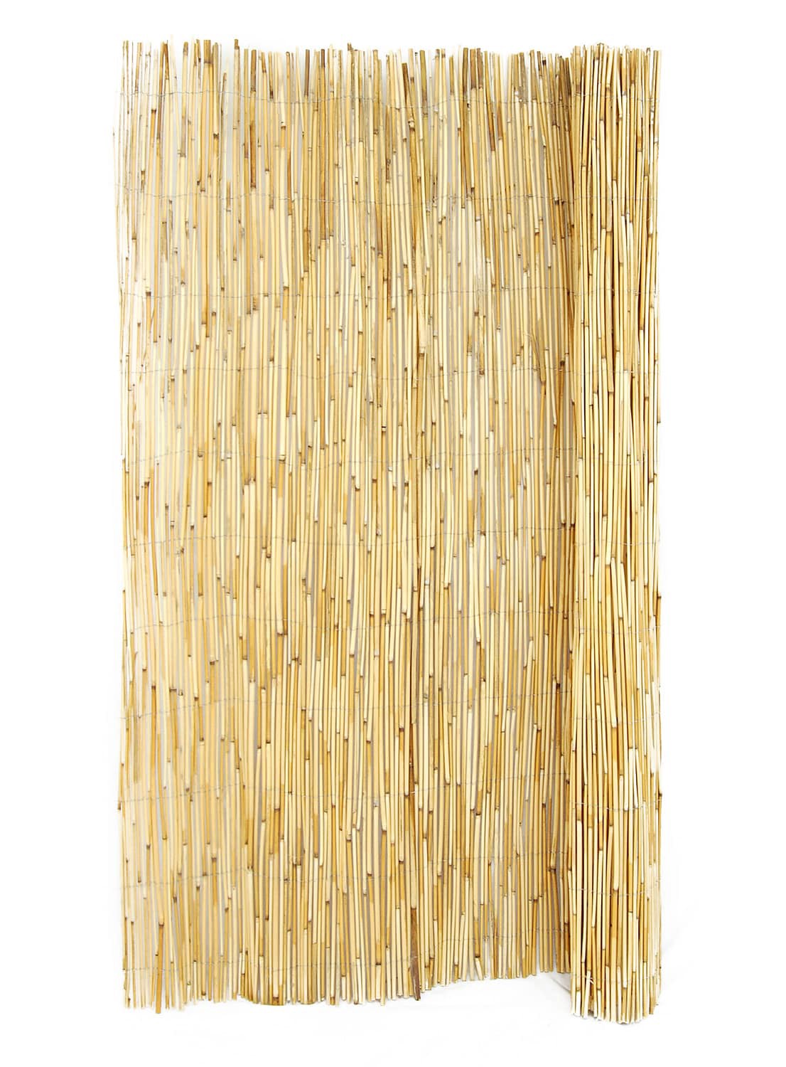 slide 1 of 6, Backyard X-Scapes 96-in W x 48-in H Natural Reed Outdoor Privacy Screen, 1 ct