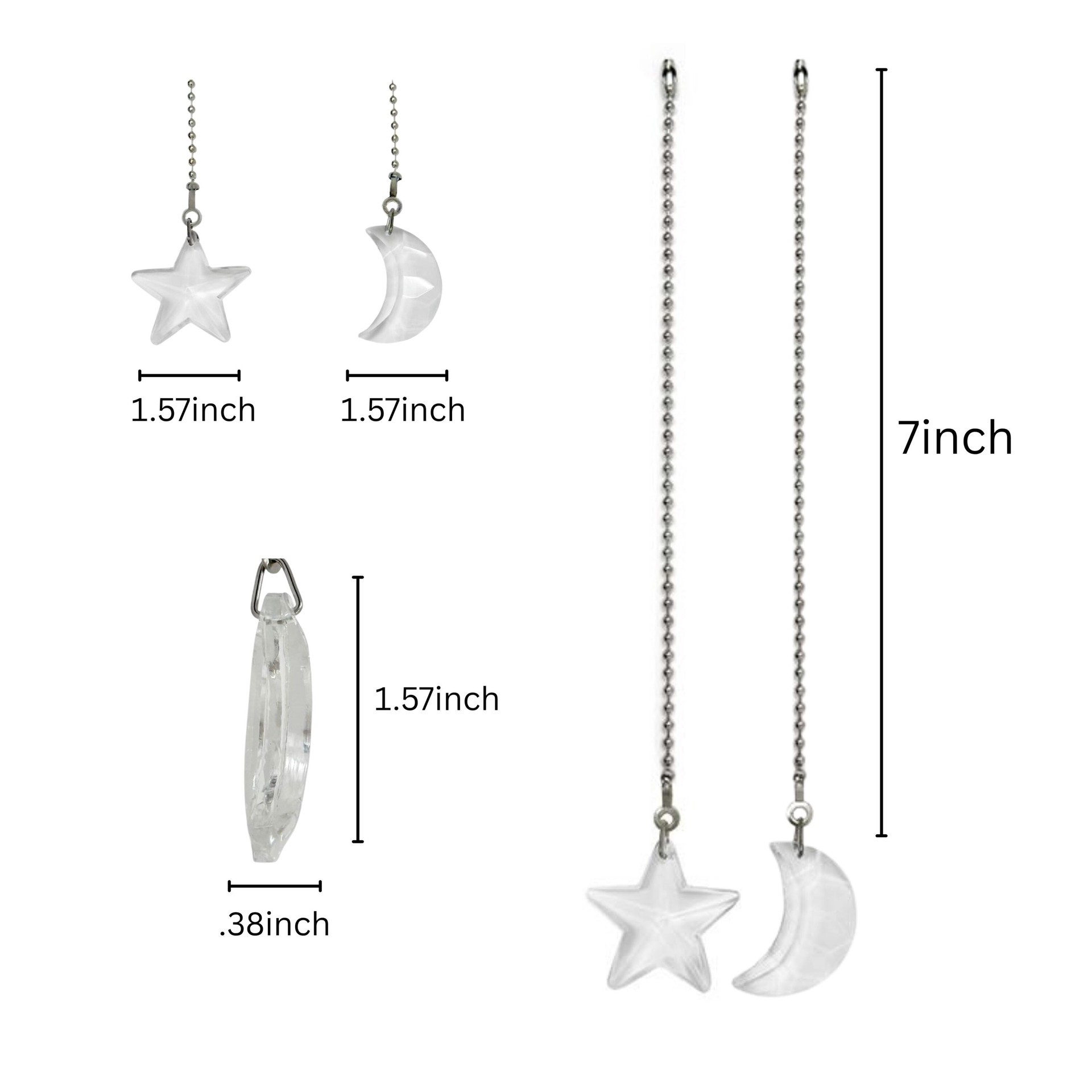 slide 2 of 5, Harbor Breeze 7-in Clear Pull chain, 1 ct