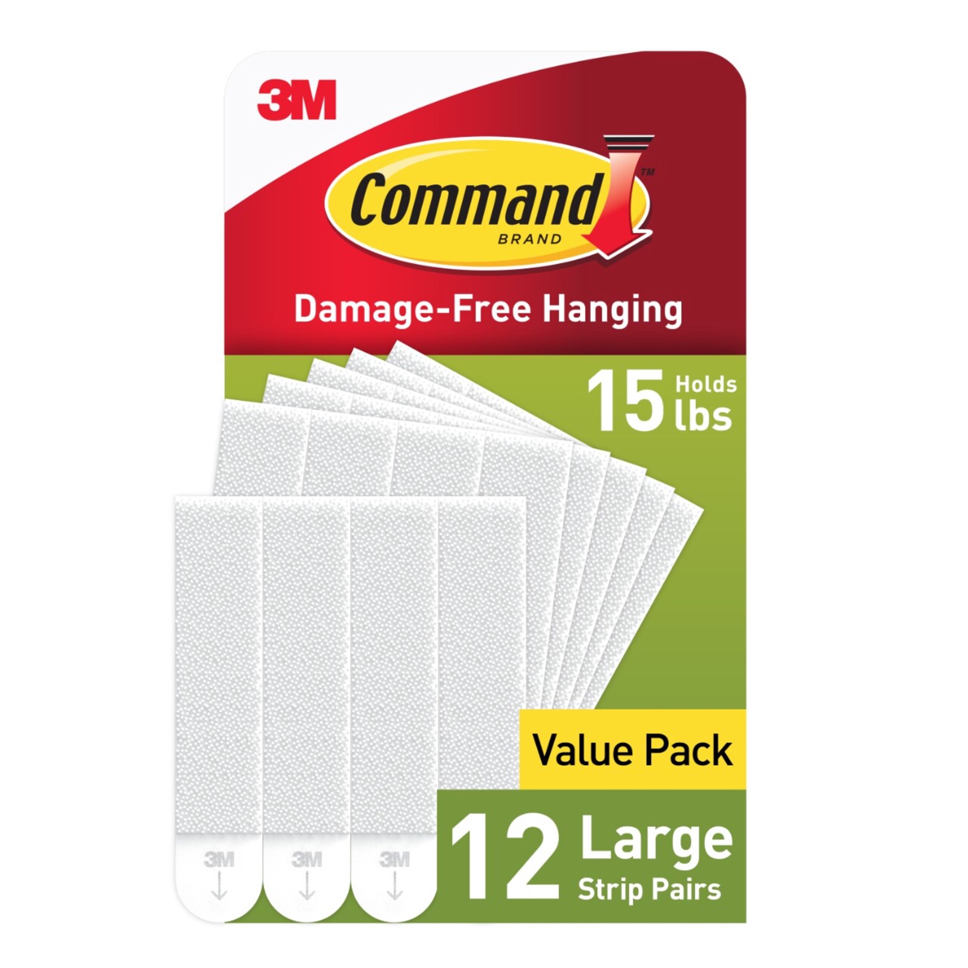 slide 2 of 6, Command Foam 15-lb Capacity Damage-free picture hanger 12 - Pack, 1 ct