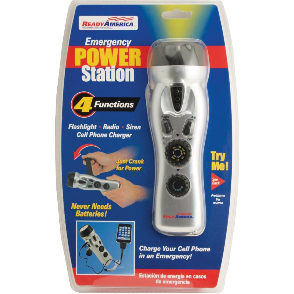 slide 1 of 3, READY AMERICA 5-Lumen LED Rechargeable Flashlight, 1 ct