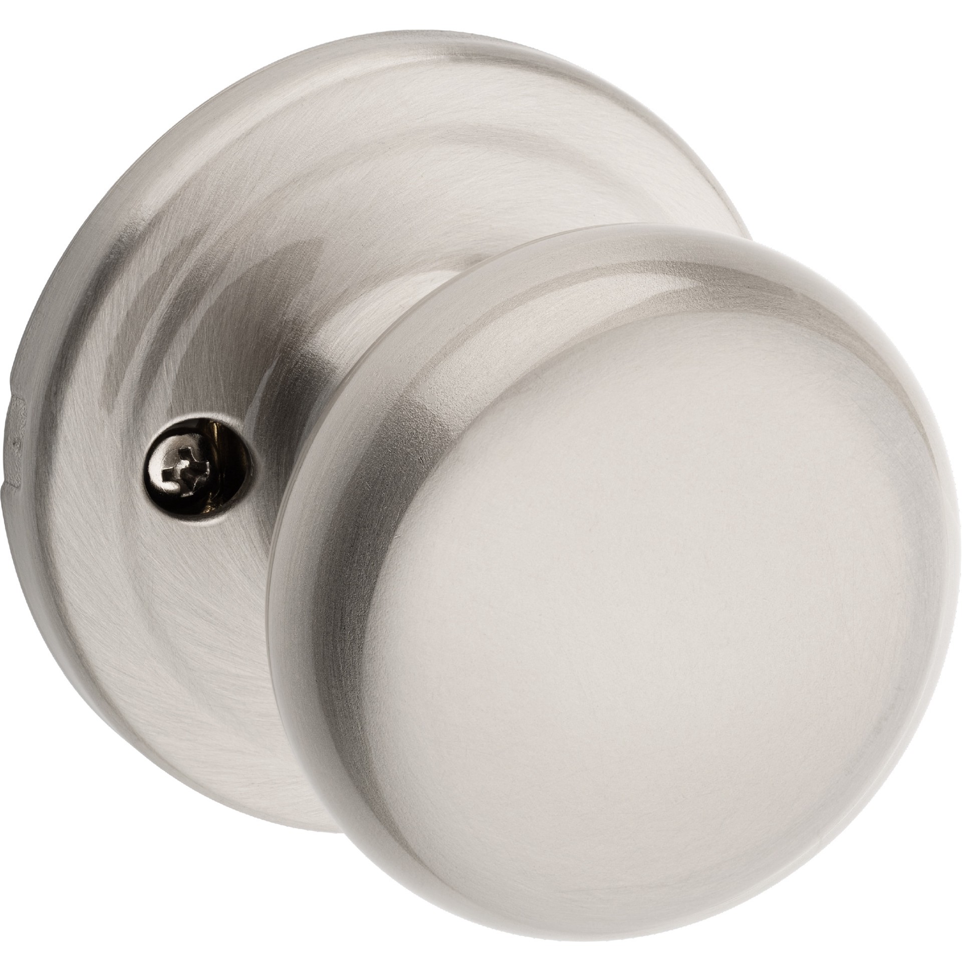 slide 1 of 6, Kwikset Signature Series Juno Satin Nickel Interior or Dummy Door Knob, 1 ct