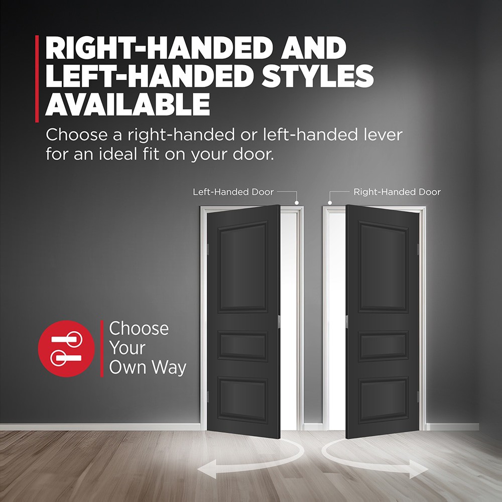 slide 4 of 6, Kwikset Signature Series Tustin Satin nickel Interior or Exterior Dummy Door Handle, 1 ct