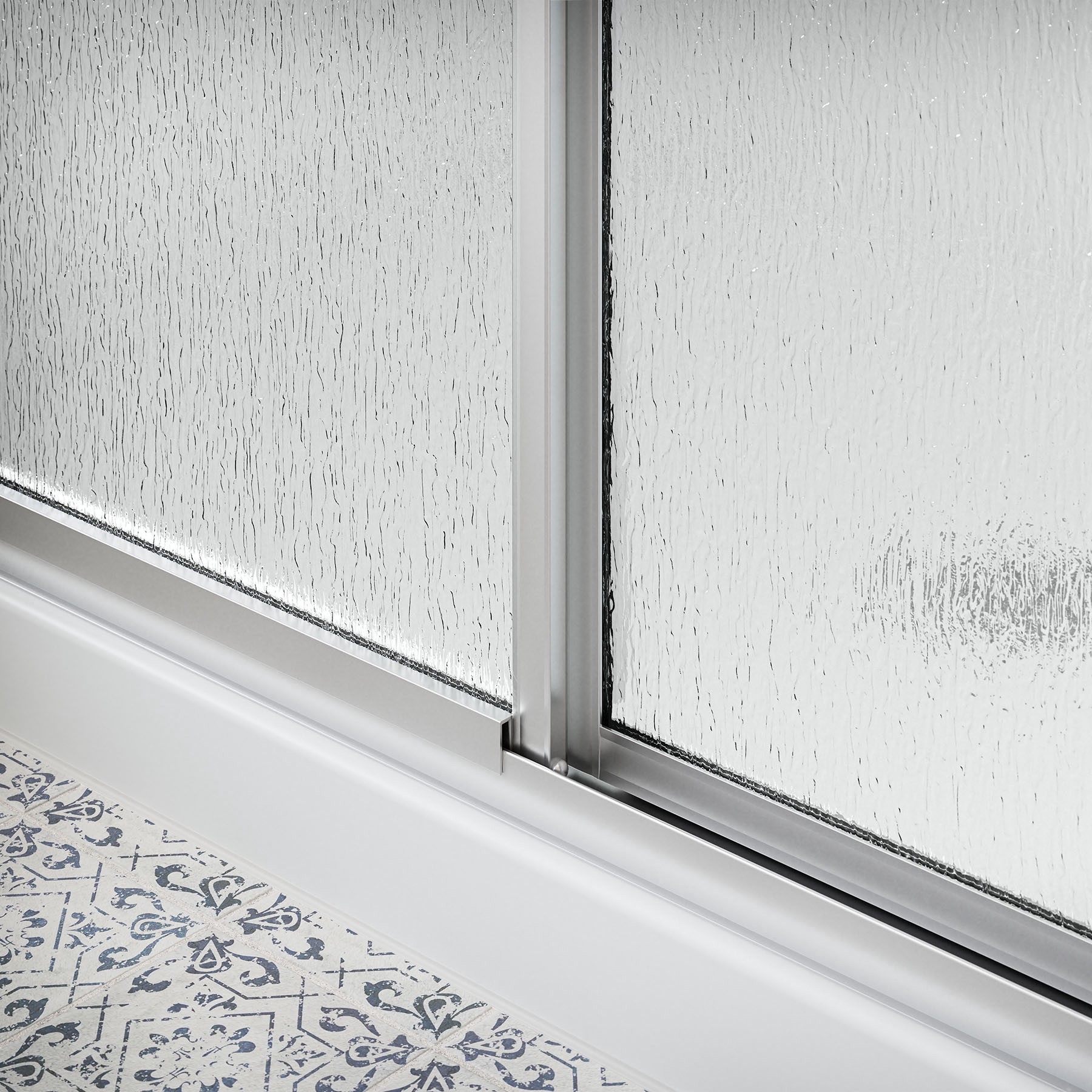 slide 2 of 6, Sterling 34-in W x 60-in L Center White Single Threshold Rectangle Shower Pan Base with 3-in H Threshold, 1 ct