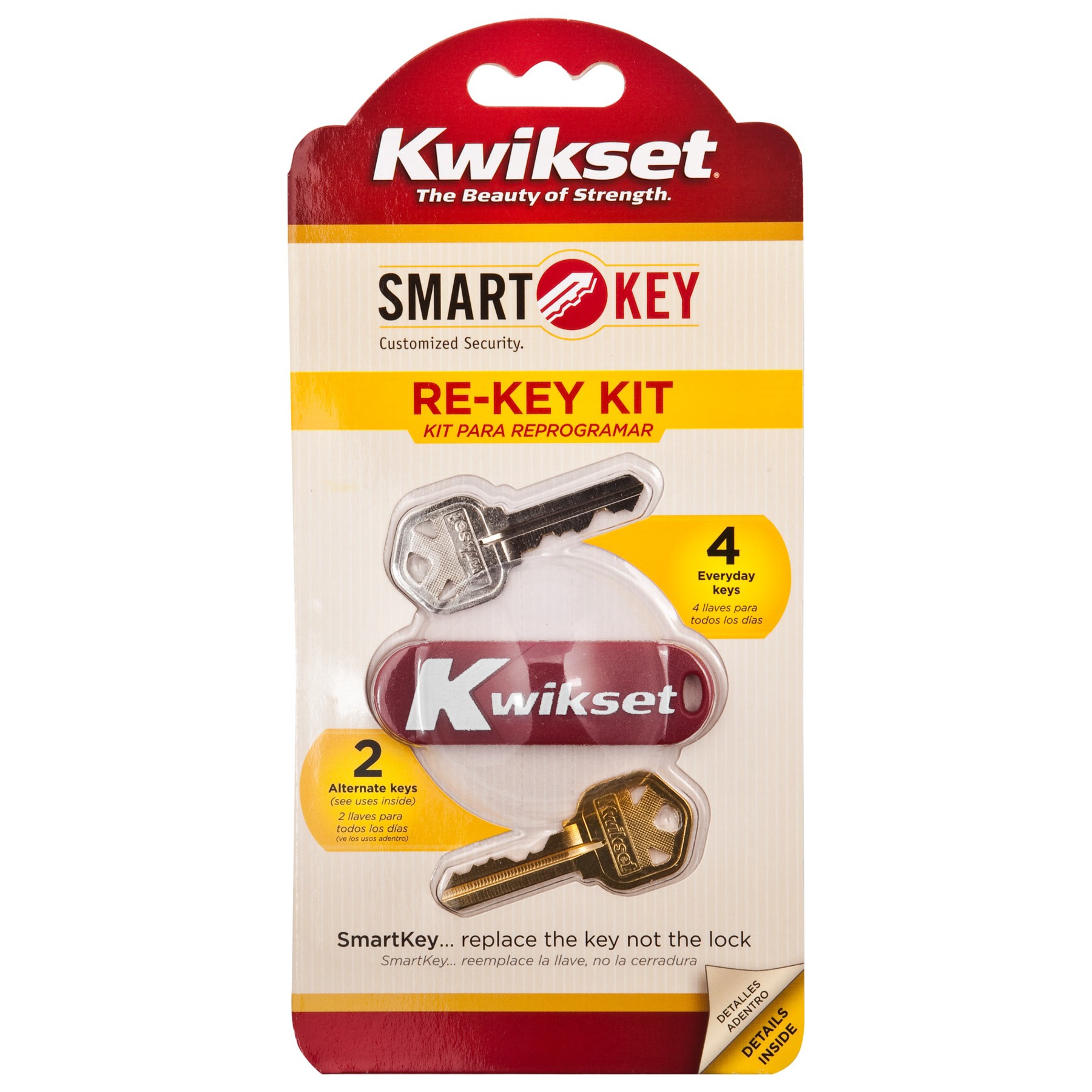 slide 1 of 6, Kwikset Signature Series Re-Key Kit, 1 ct
