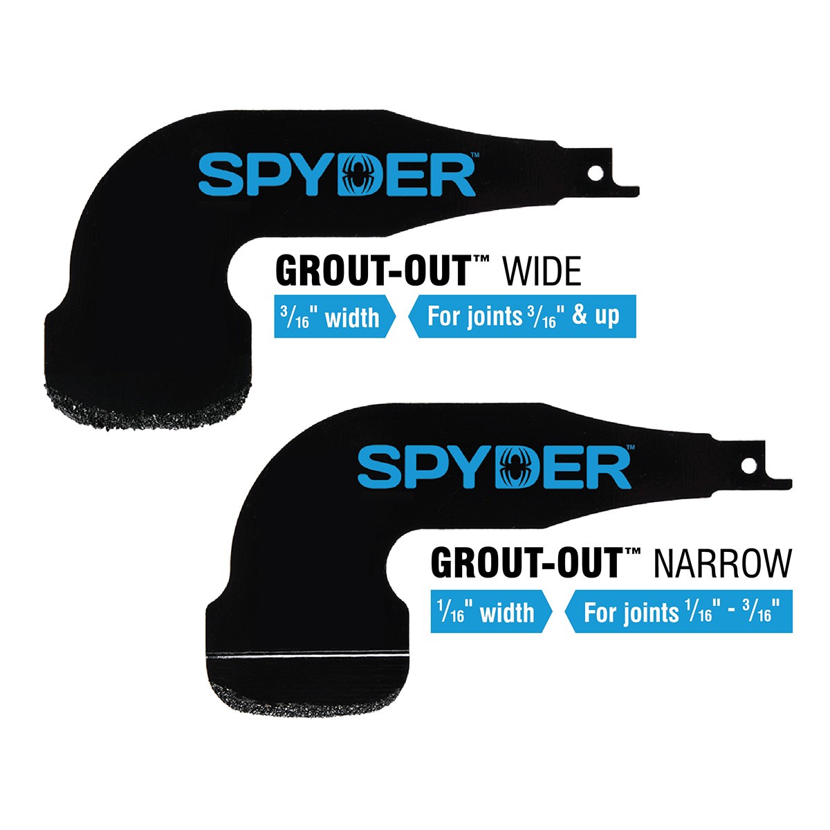 slide 3 of 6, Spyder 1/16-in Reciprocating Saw Grout Removal Tool Attachment, 1 ct