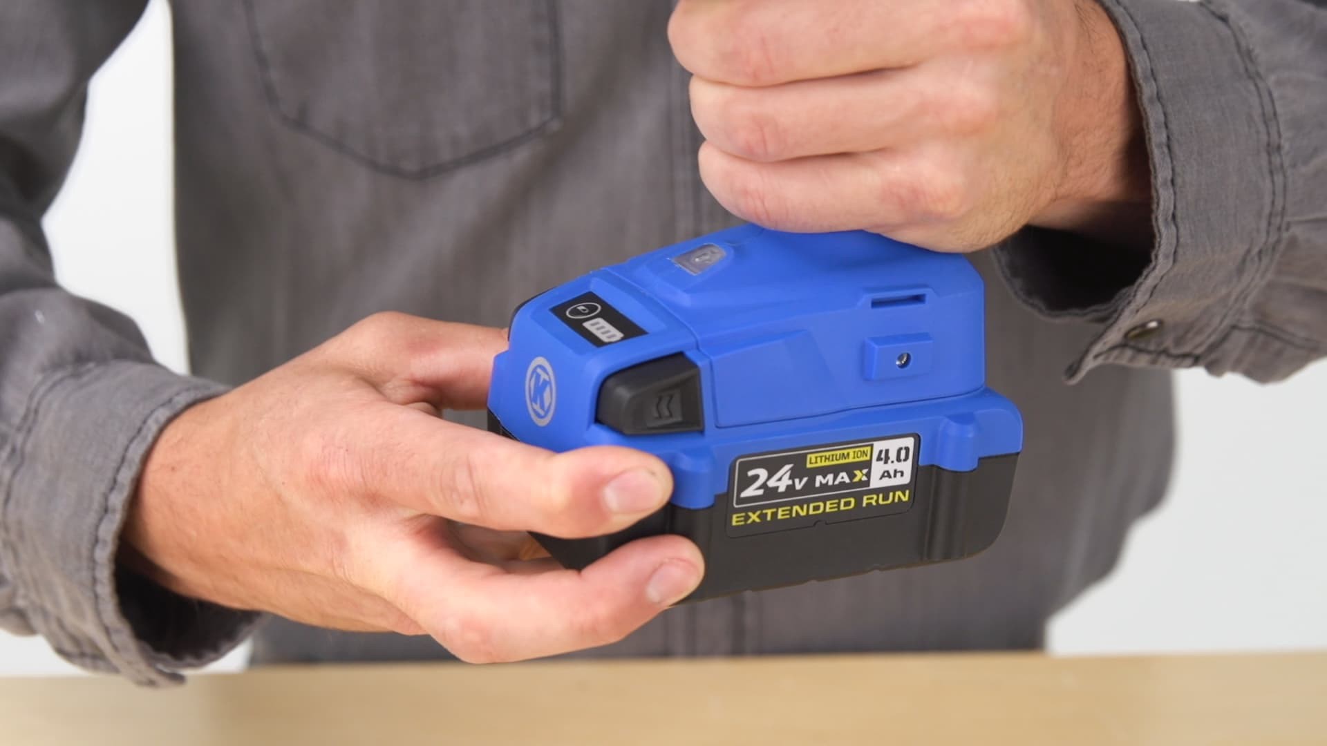 slide 5 of 6, Kobalt 24 -Volt 1 -Pack Lithium ( 4 Ah Battery ), 1 ct