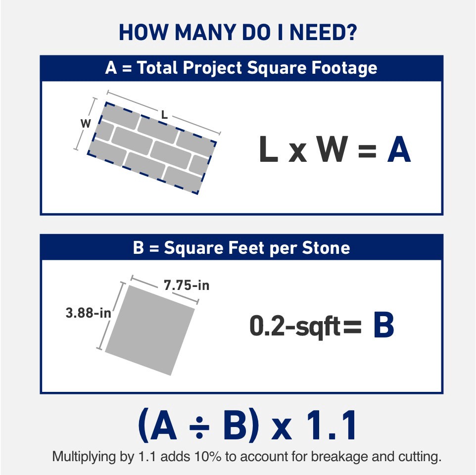 slide 3 of 6, 8.0-in L x 4.0-in W x 2.0-in H Rectangle Charcoal Concrete Paver, 1 ct