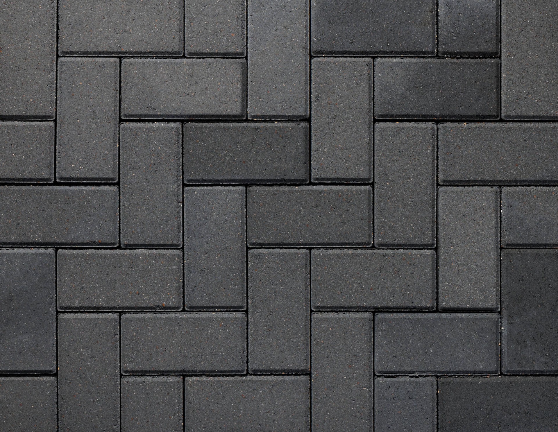 slide 4 of 6, 8.0-in L x 4.0-in W x 2.0-in H Rectangle Charcoal Concrete Paver, 1 ct