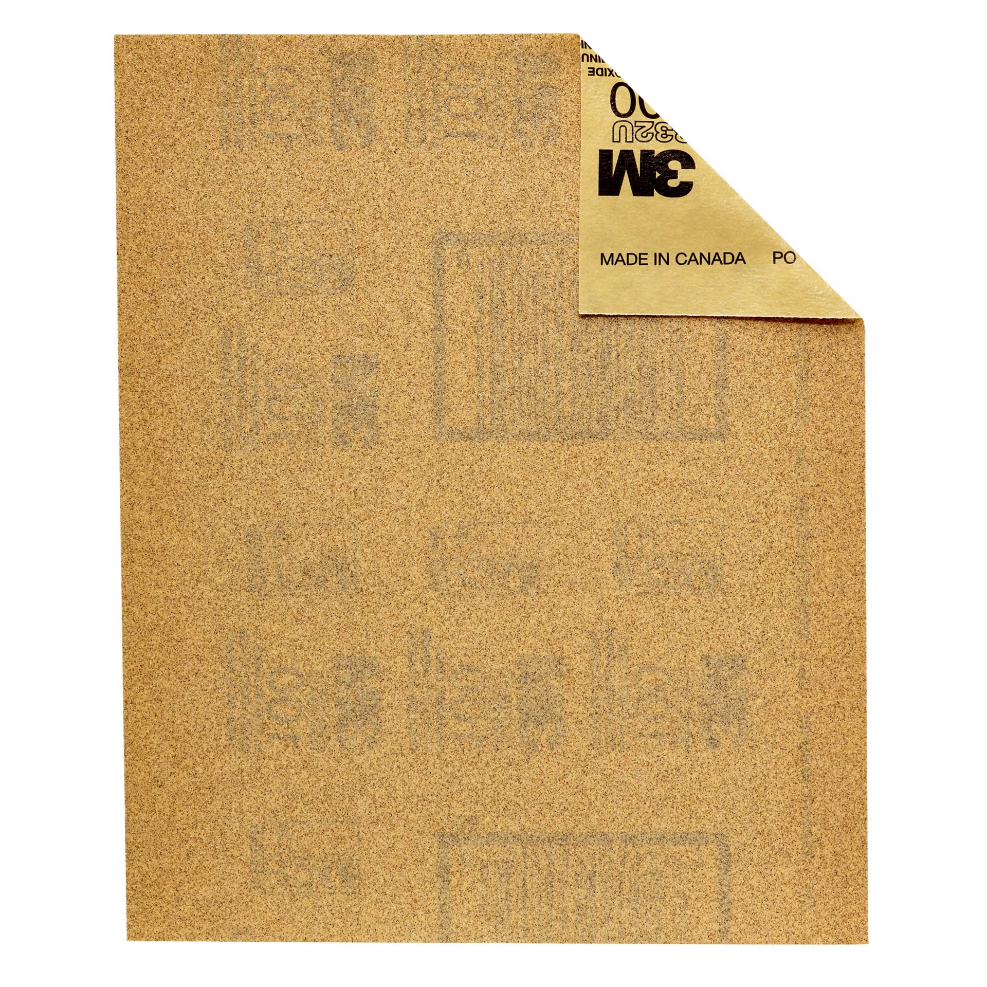 slide 3 of 6, 3M Aluminum Oxide Sandpaper Fine 150 -Grit Sheet Sandpaper 9.0-in W x 11.0-in L 25 -Pack, 1 ct