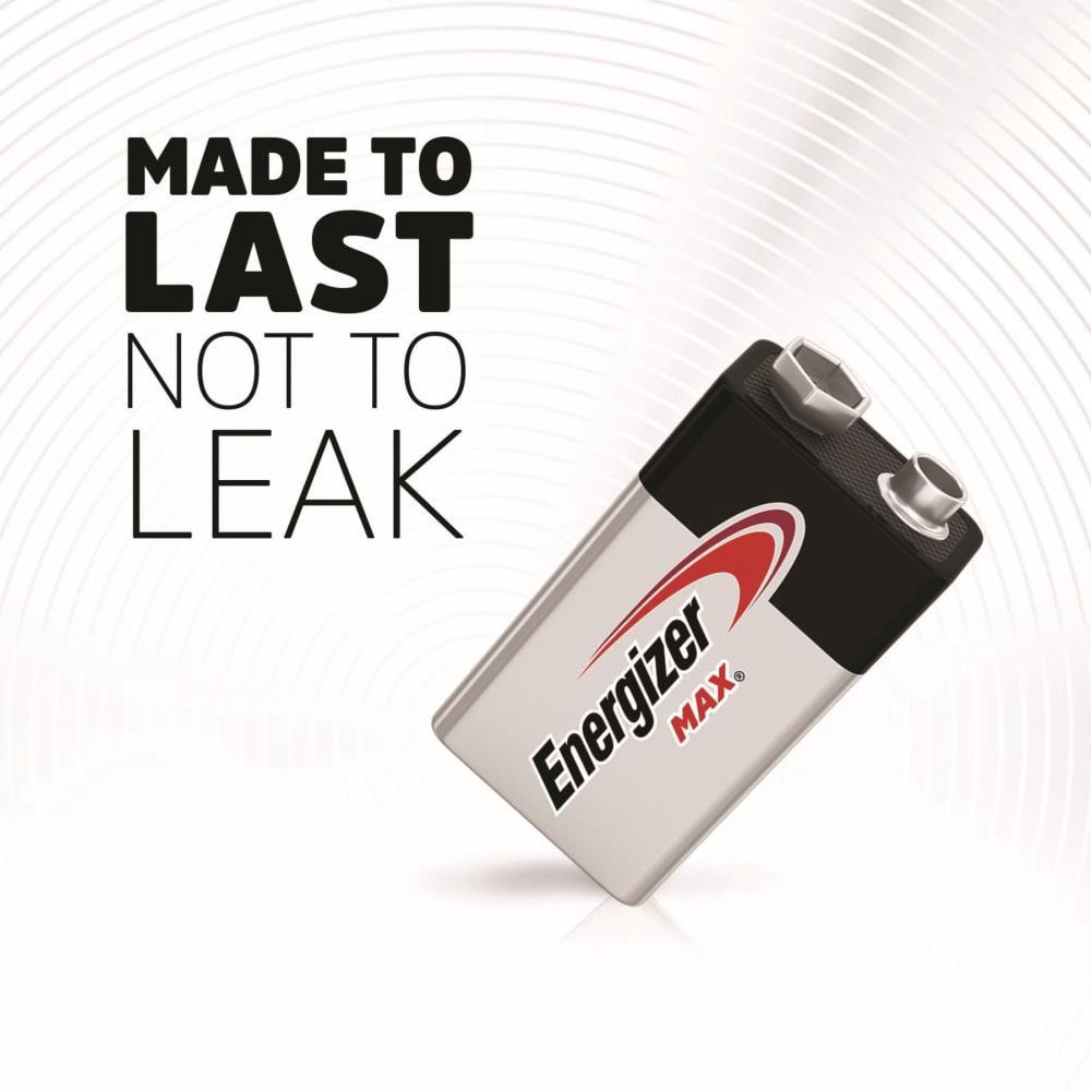 slide 6 of 6, Energizer Max Alkaline 9-Volt Batteries 4 -Pack, 1 ct