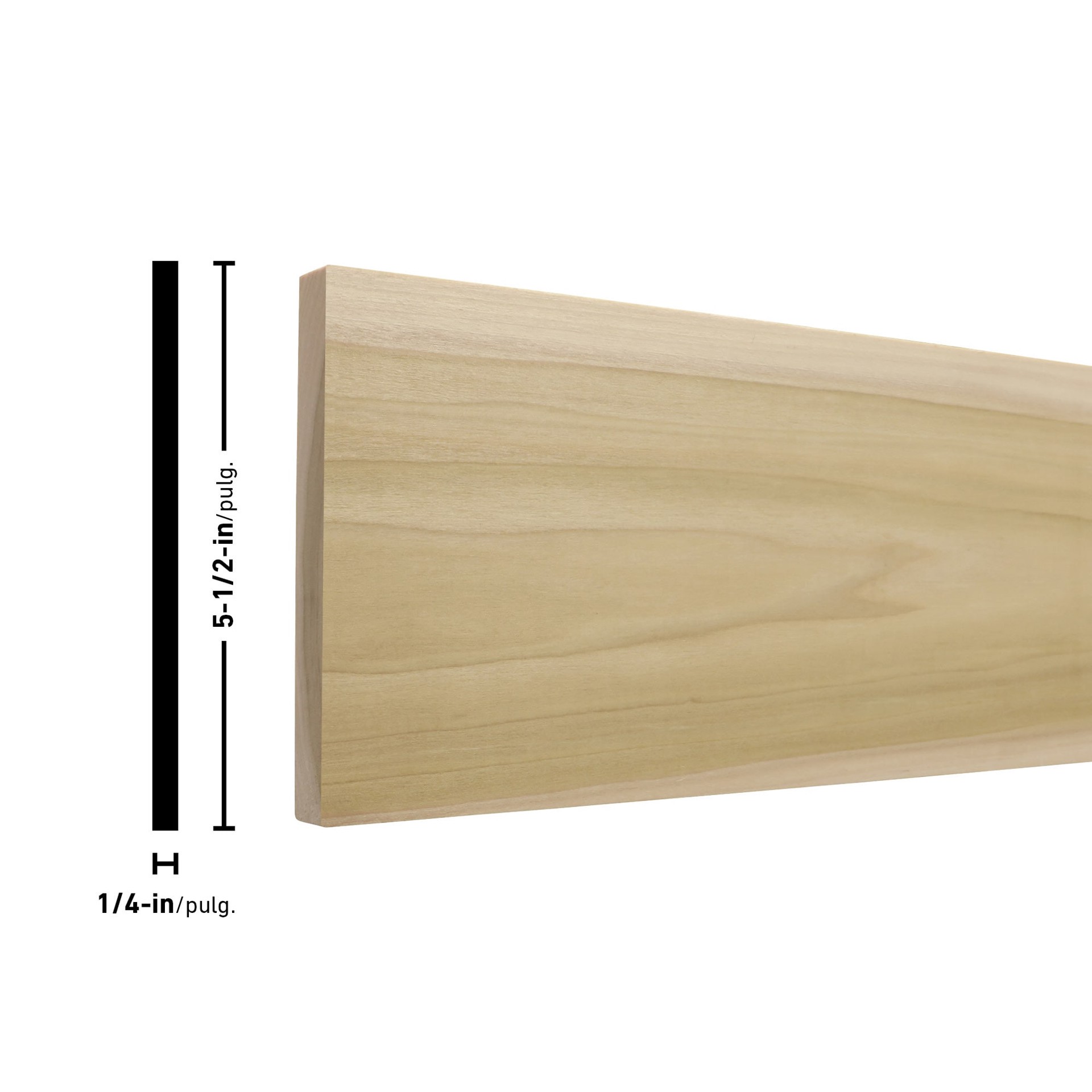 slide 2 of 4, RELIABILT 1/4-in x 6-in x 4-ft Poplar Board, 1 ct