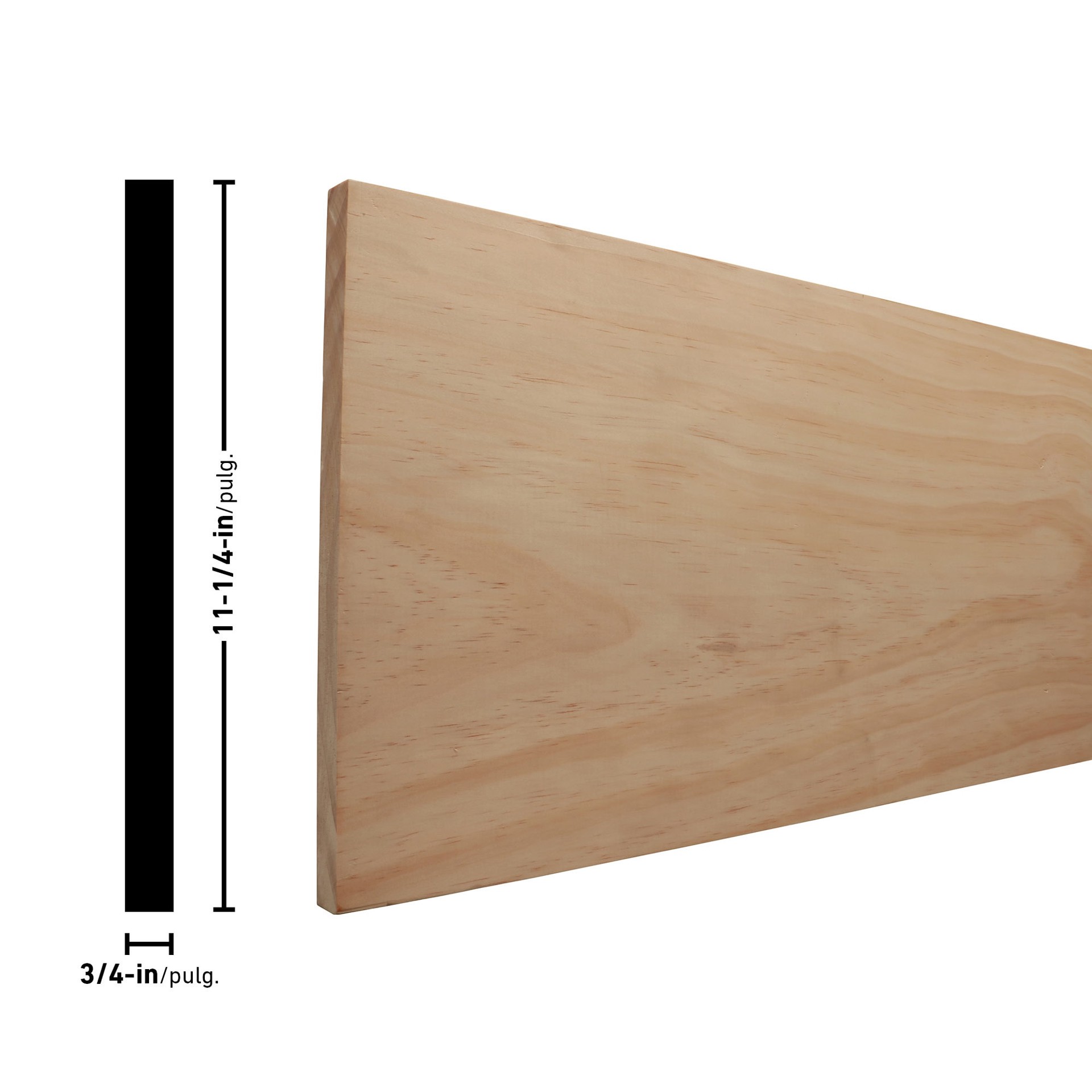 slide 3 of 4, RELIABILT 1-in x 12-in x 8-ft Select Pine Board, 1 ct