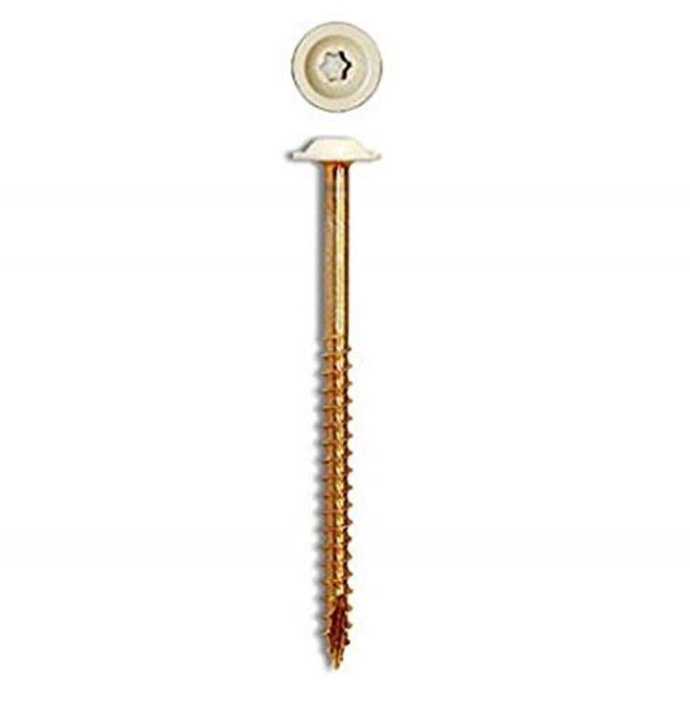 slide 2 of 6, GRK #8 x 1-1/2-in Polymer Interior Cabinet mounting screws ( 80 -Per Box ), 1 ct