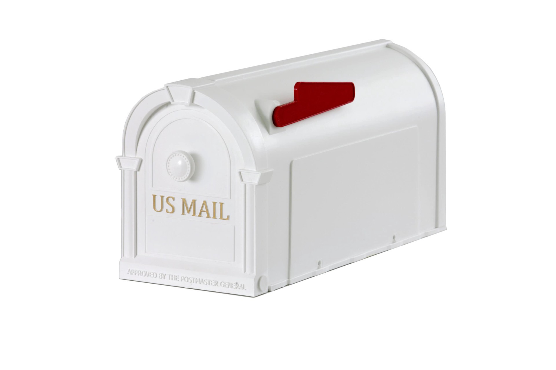 slide 6 of 6, Postal Pro Hampton Plastic Large Mailbox White with Post, 1 ct