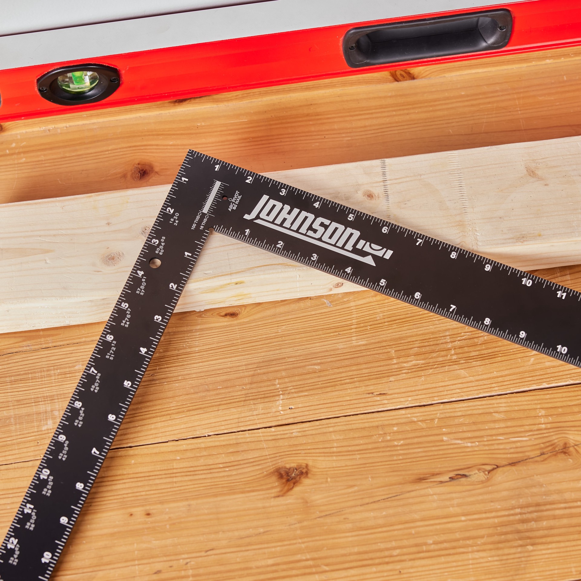 slide 6 of 6, Johnson Level Aluminum Carpenter square, 1 ct