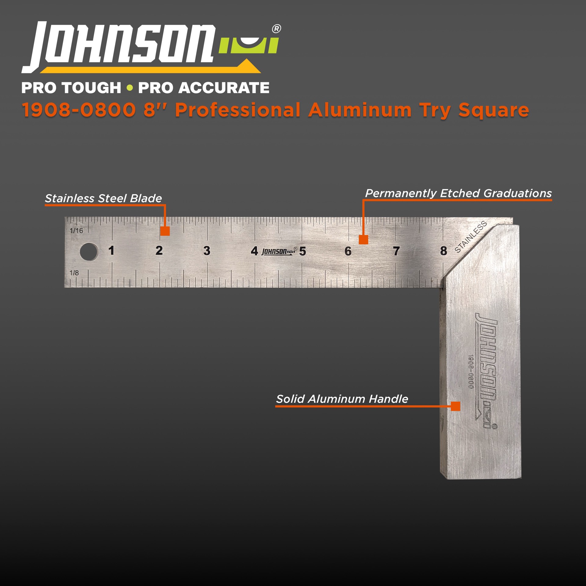 slide 3 of 3, Johnson Level Aluminum Measuring layout tool, 1 ct