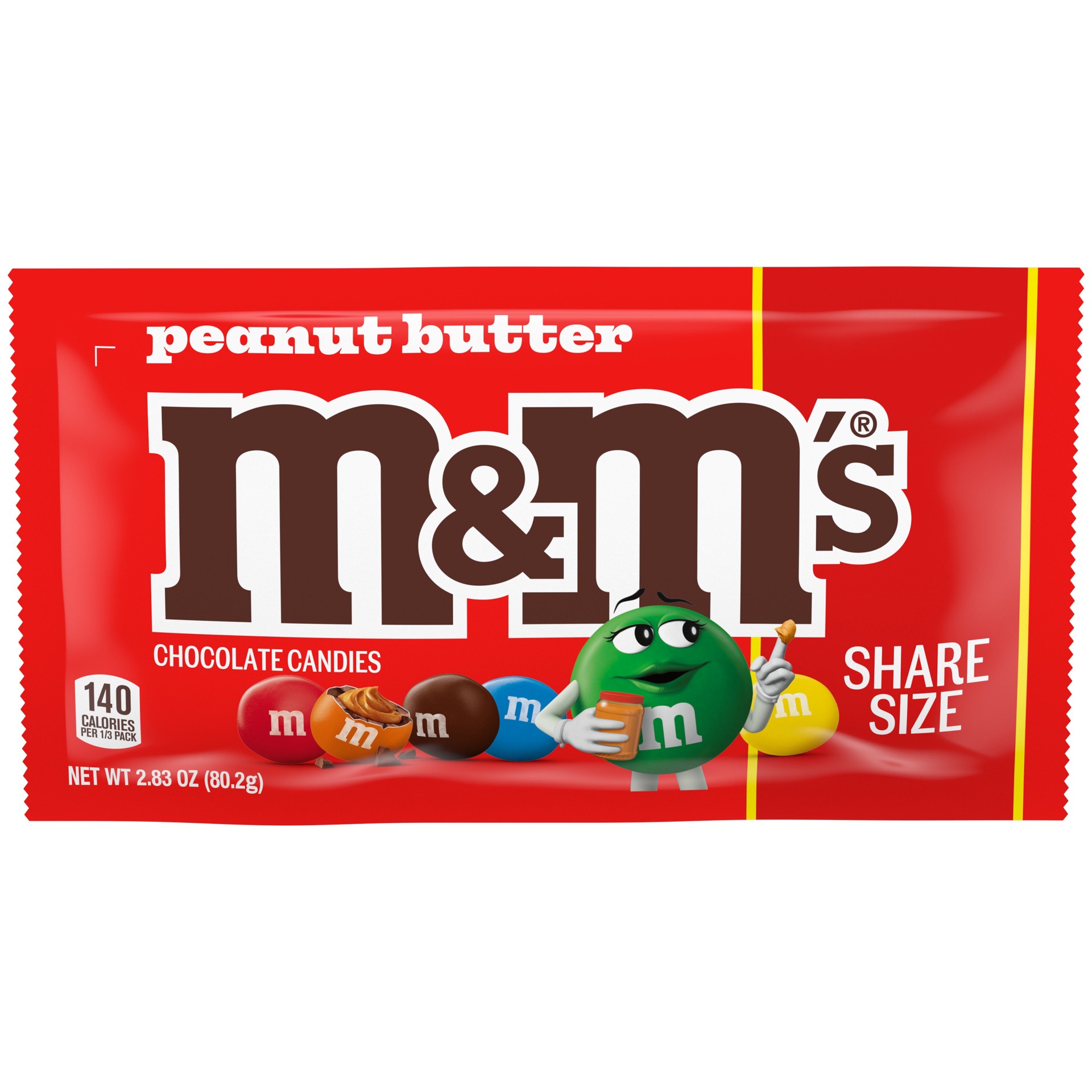 slide 1 of 3, M&M's Peanut Butter Candy Bar, 1 ct
