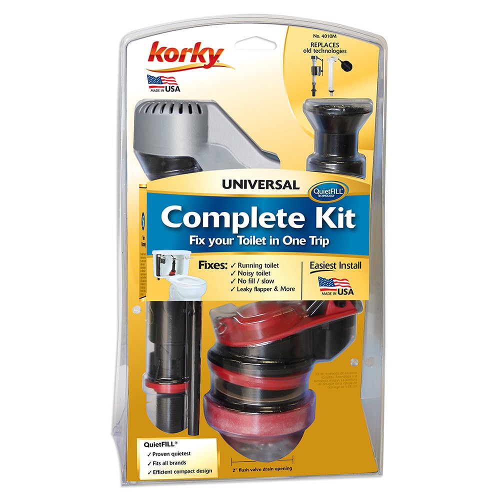 slide 4 of 6, Korky Universal Toilet repair complete kit, 1 ct