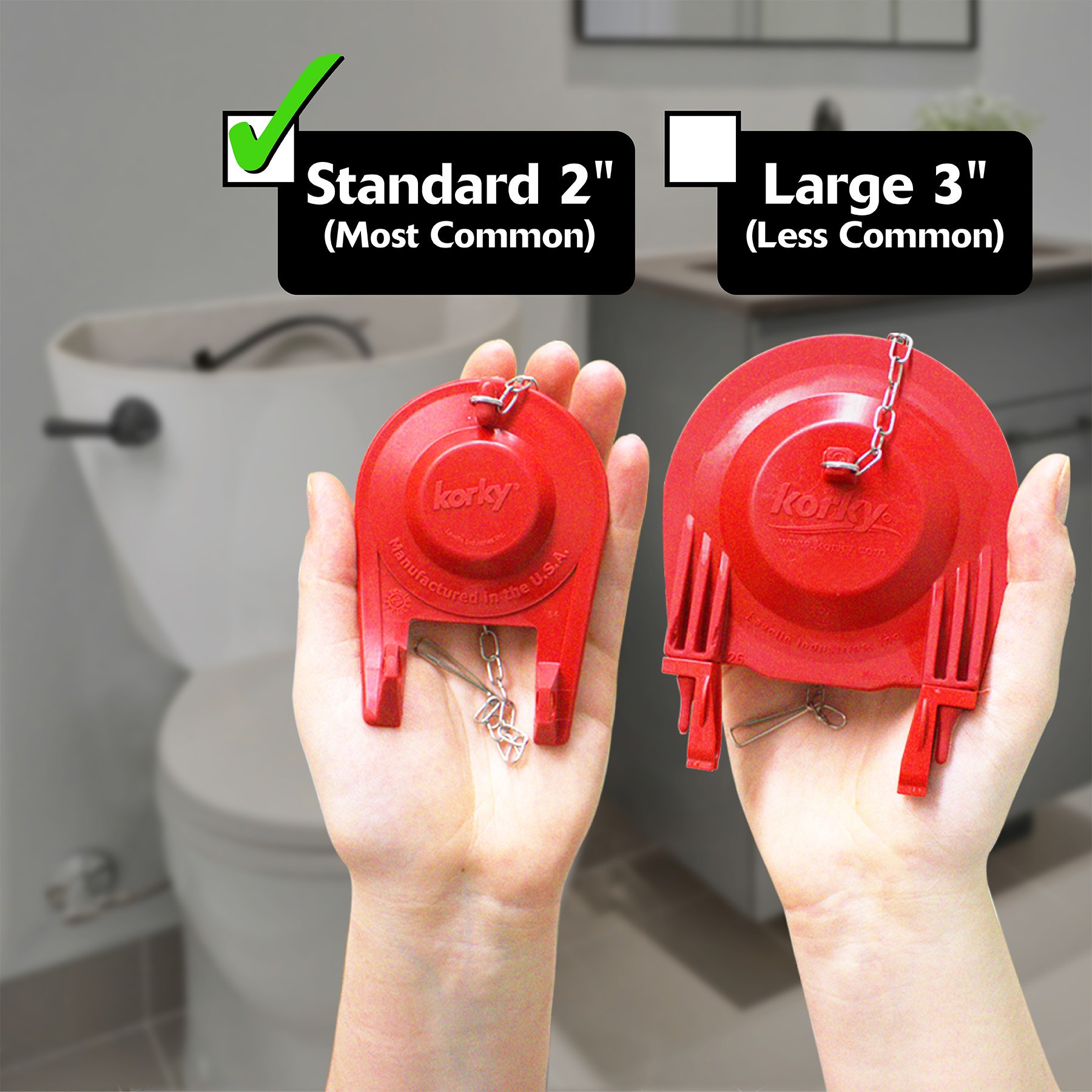 slide 2 of 6, Korky Universal Toilet repair complete kit, 1 ct