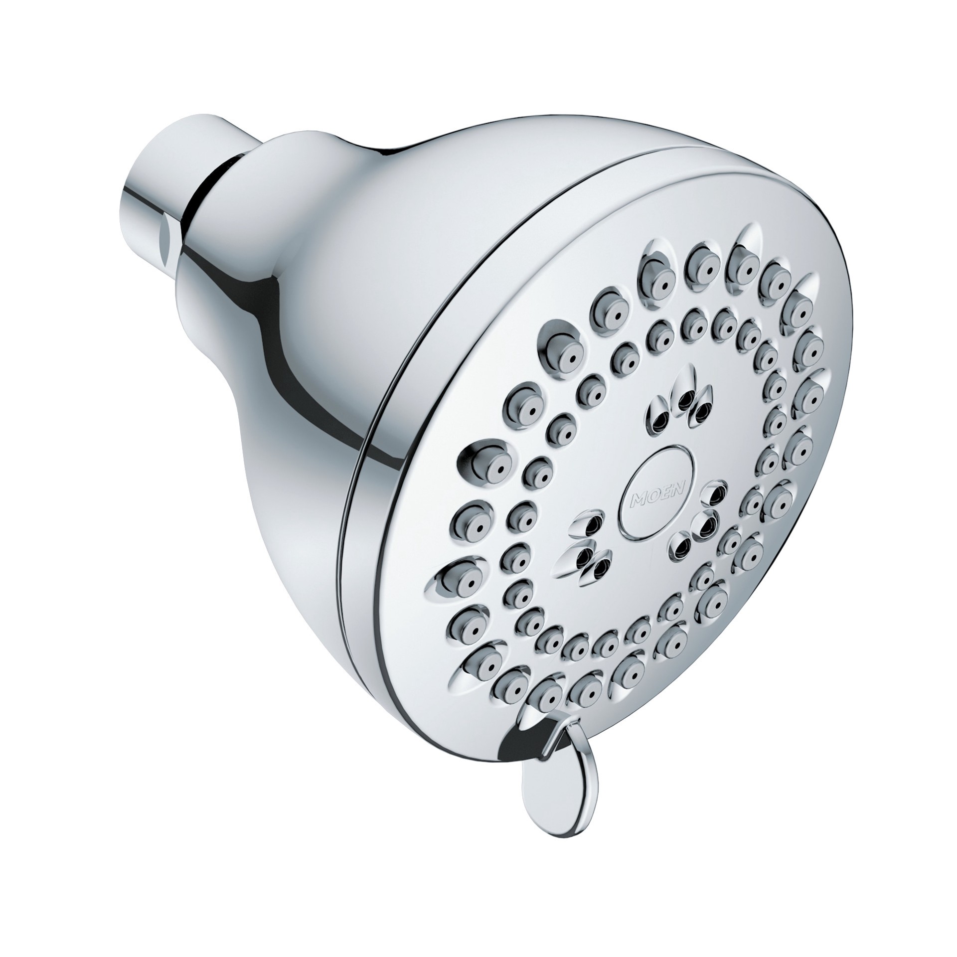 slide 1 of 5, Moen Adler 4.0 -Spray Chrome 3.5-in Round Shower Head 1.75 GPM, 1 ct