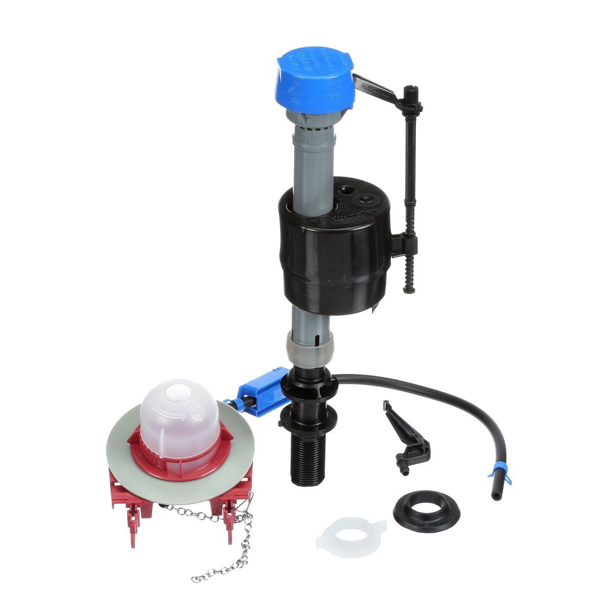 slide 2 of 6, Fluidmaster Universal Toilet Fill Valve and 3-in Flapper Kit, 1 ct