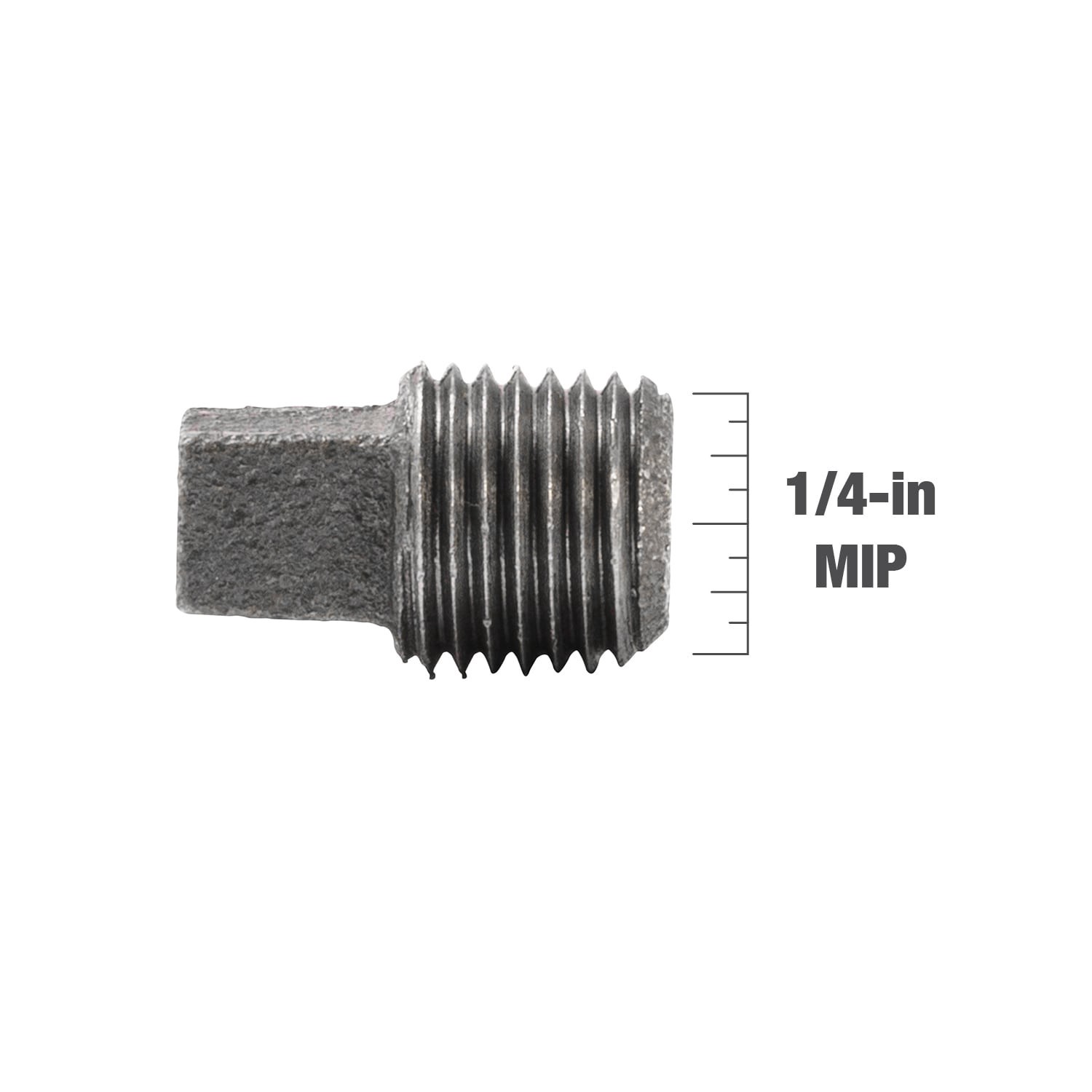 slide 4 of 6, RELIABILT 1/4-in Black Plug, 1 ct