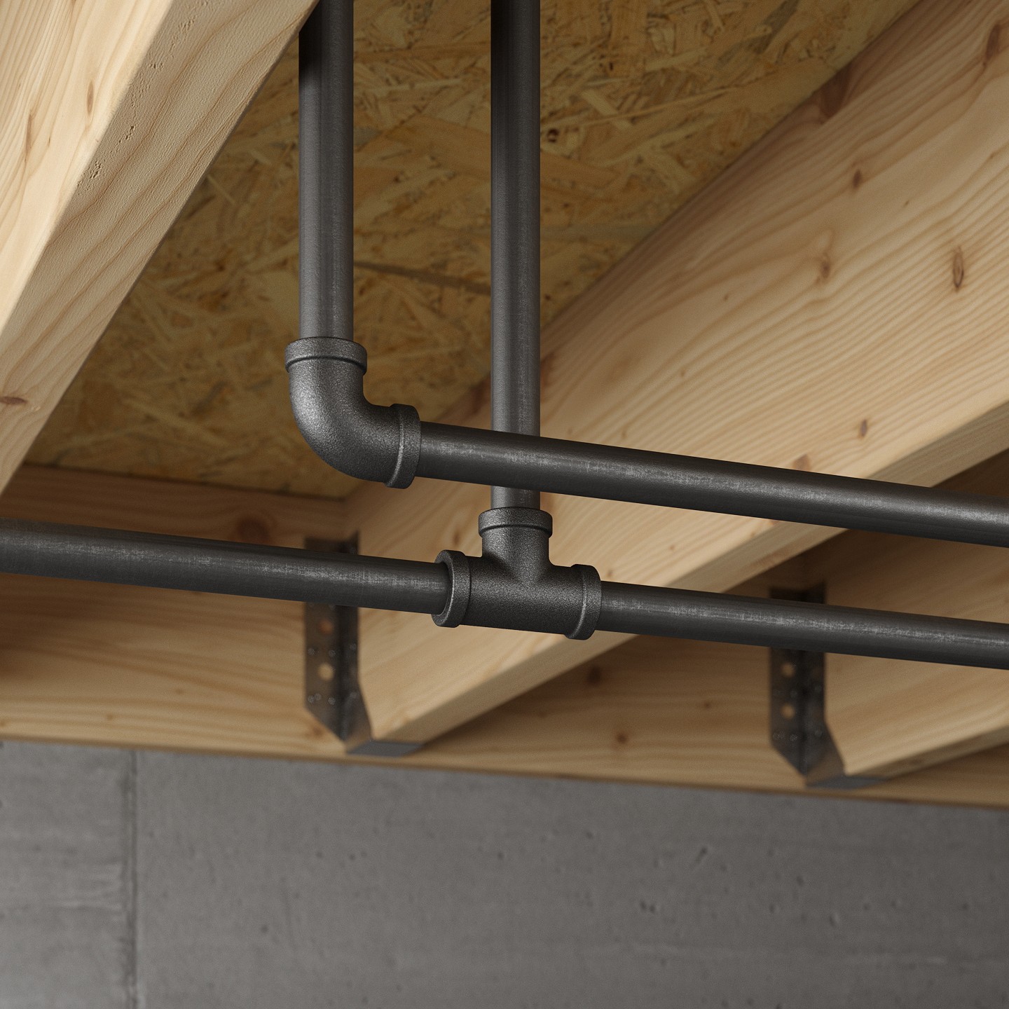 slide 6 of 6, RELIABILT 1/4-in Black Coupling, 1 ct