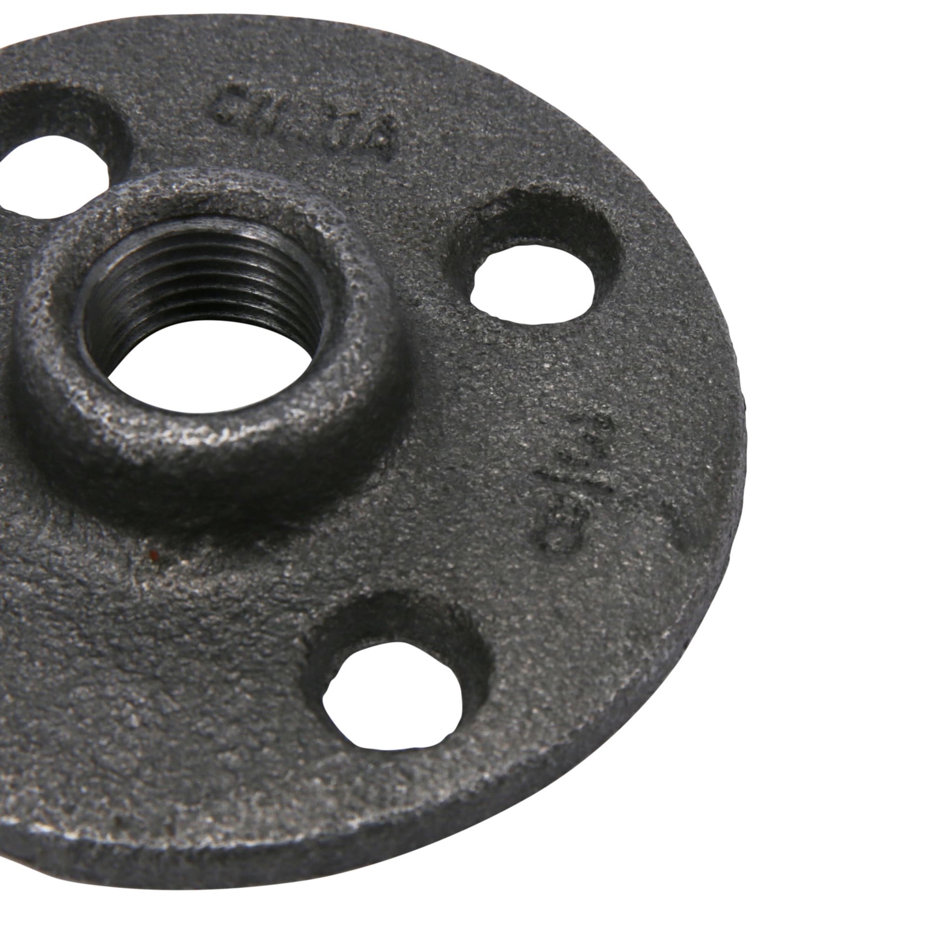 slide 3 of 6, RELIABILT 3/8-in Black Floor Flange, 1 ct