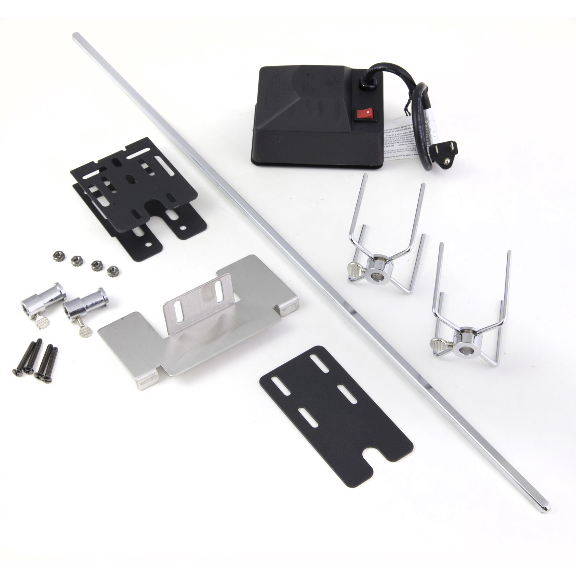 slide 2 of 6, Charbroil 26.7-in Steel Grill Rotisserie, 1 ct