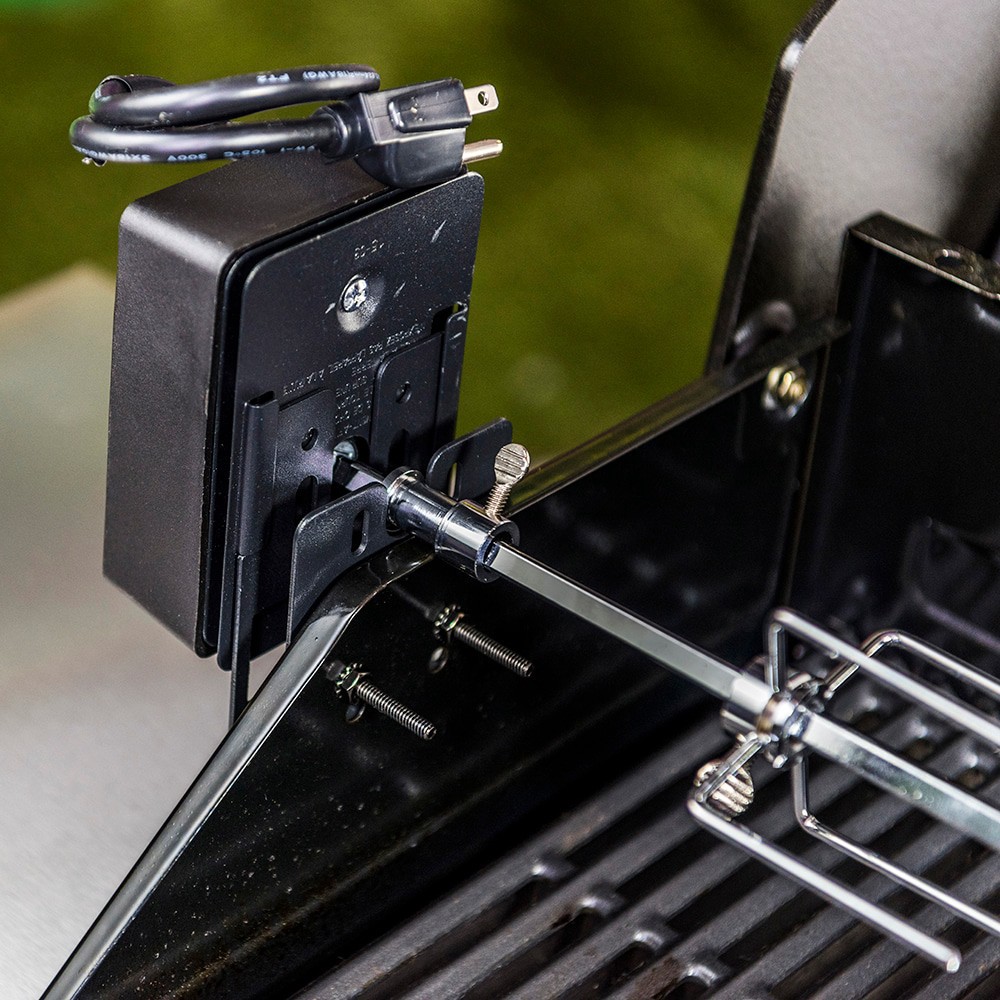 slide 3 of 6, Charbroil 26.7-in Steel Grill Rotisserie, 1 ct