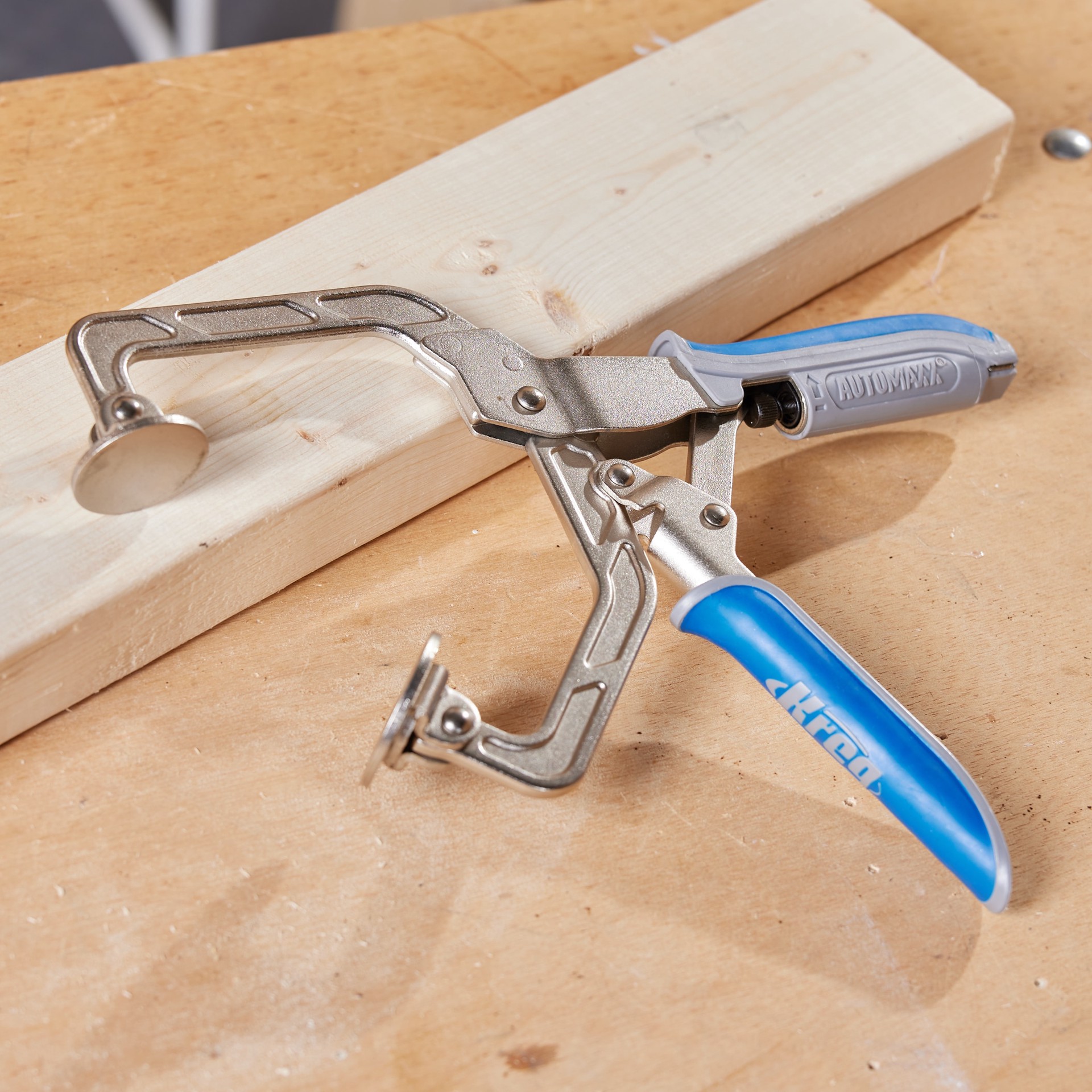 slide 5 of 6, Kreg 3 Inch Wood Project Clamp 3-in 300-lb Handscrew Clamp, 1 ct