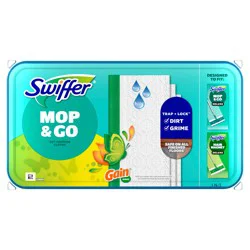 Swiffer Sweeper Wet Mopping Cloths Gain Microfiber Refill 24 -Pack
