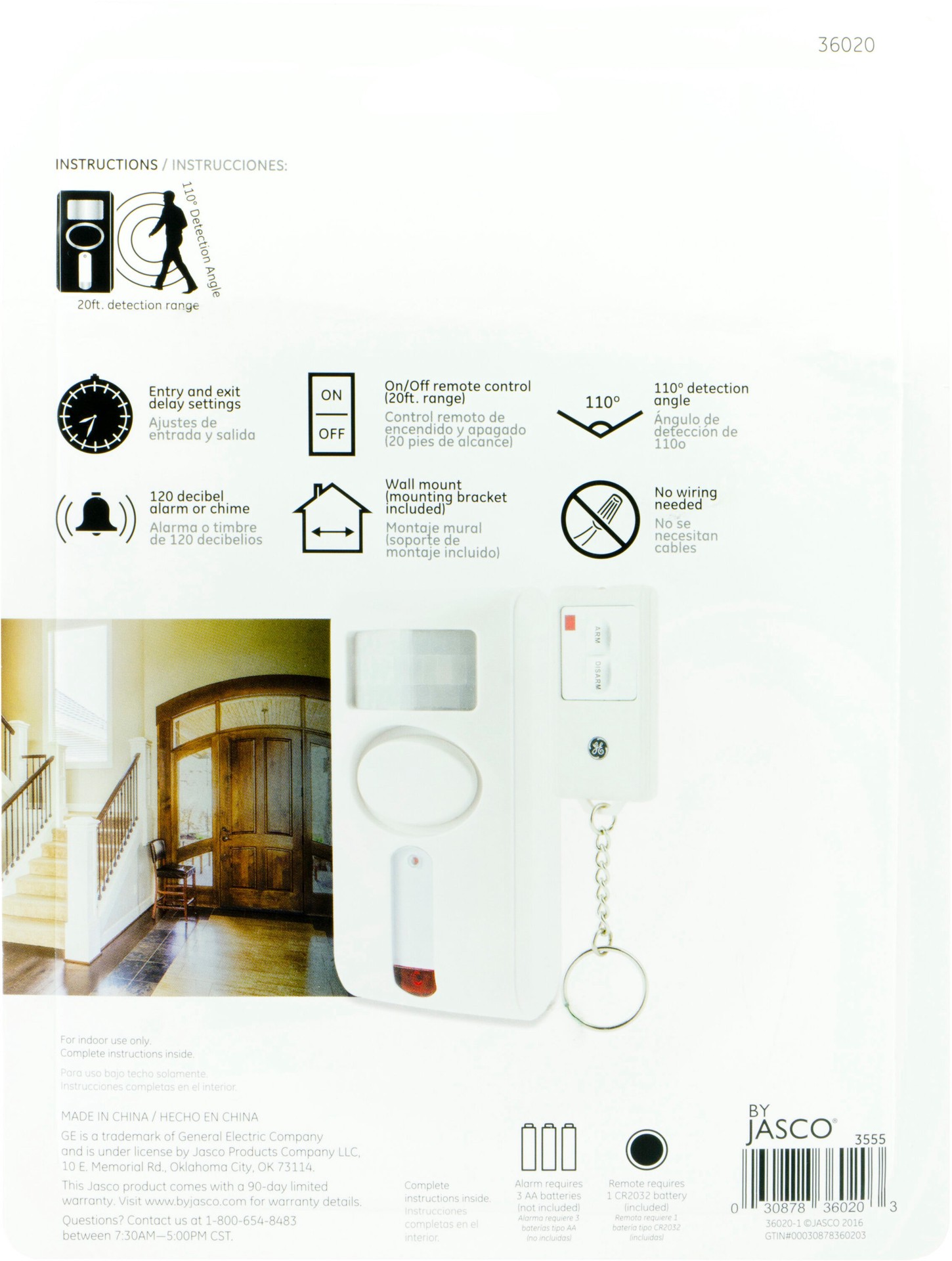slide 6 of 6, GE Indoor Motion Sensor, 1 ct