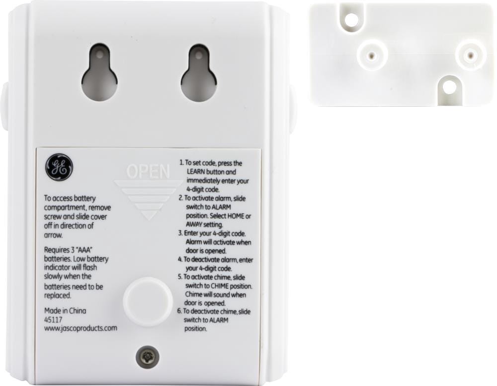 slide 5 of 6, GE Door and window sensor ( 4 -Pack ) in White, 1 ct