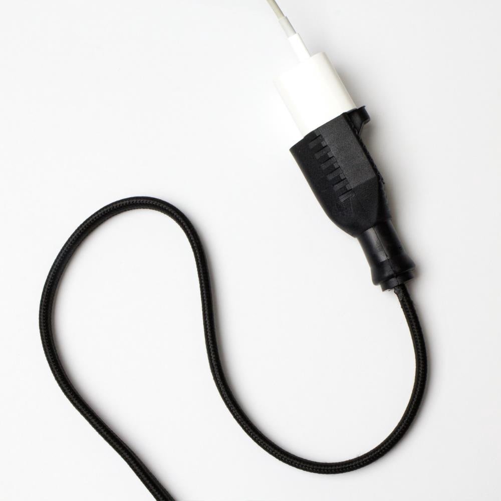 slide 3 of 6, Globe Electric Designer Cord 7-ft 16 / 3 2 Prong Black SPT2-B Light Duty General Extension Cord, 1 ct