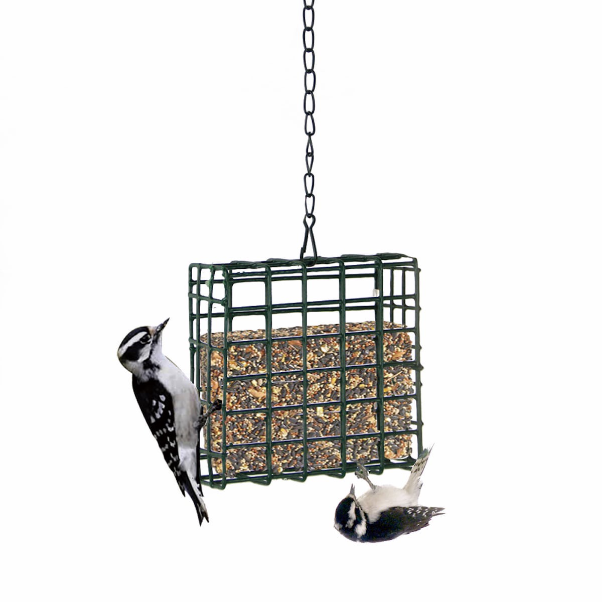 slide 3 of 5, Heart & Herd Metal Hanging Suet Bird feeder - 0.62-lb 1-cake Capacity, 1 ct
